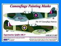 Spitfire Mk.V Camouflage masks "B"