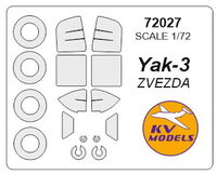 Yak-3 (ZVEZDA) + wheels masks