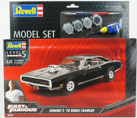 Fast & Furious - Dominics 1970 Dodge Charger - Model Set