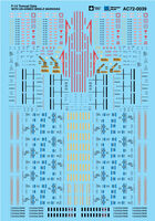 Grumman F-14 A/B/C/D Tomcat Data Sheet: Contains Un-Armed Missile Markings - Image 1