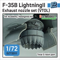 F-35B Lightning II Exhaust Nozzle Set - VTOL (For Academy, Hasegawa Kit) - Image 1