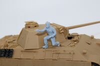 German WWII Tank Crewmember shooting - Image 1