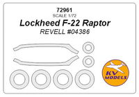 Lockheed F-22 Raptor (REVELL) + wheels masks - Image 1