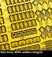 Red Army WWII Soldiers Insignia - Image 1