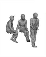 M18 Hellcat Crew (3 Figures, 3D Printed) - Image 1